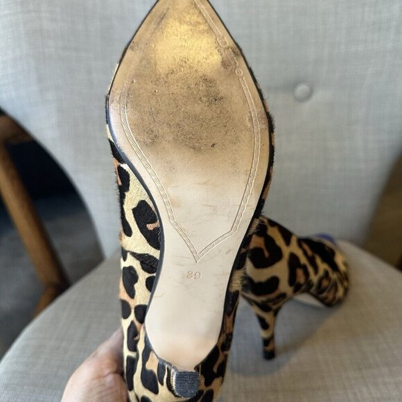 Dune London Bellini Heels Womens 39 Cheetah Leopard Print Sexy Blue Colorblock‎ - Picture 8 of 9